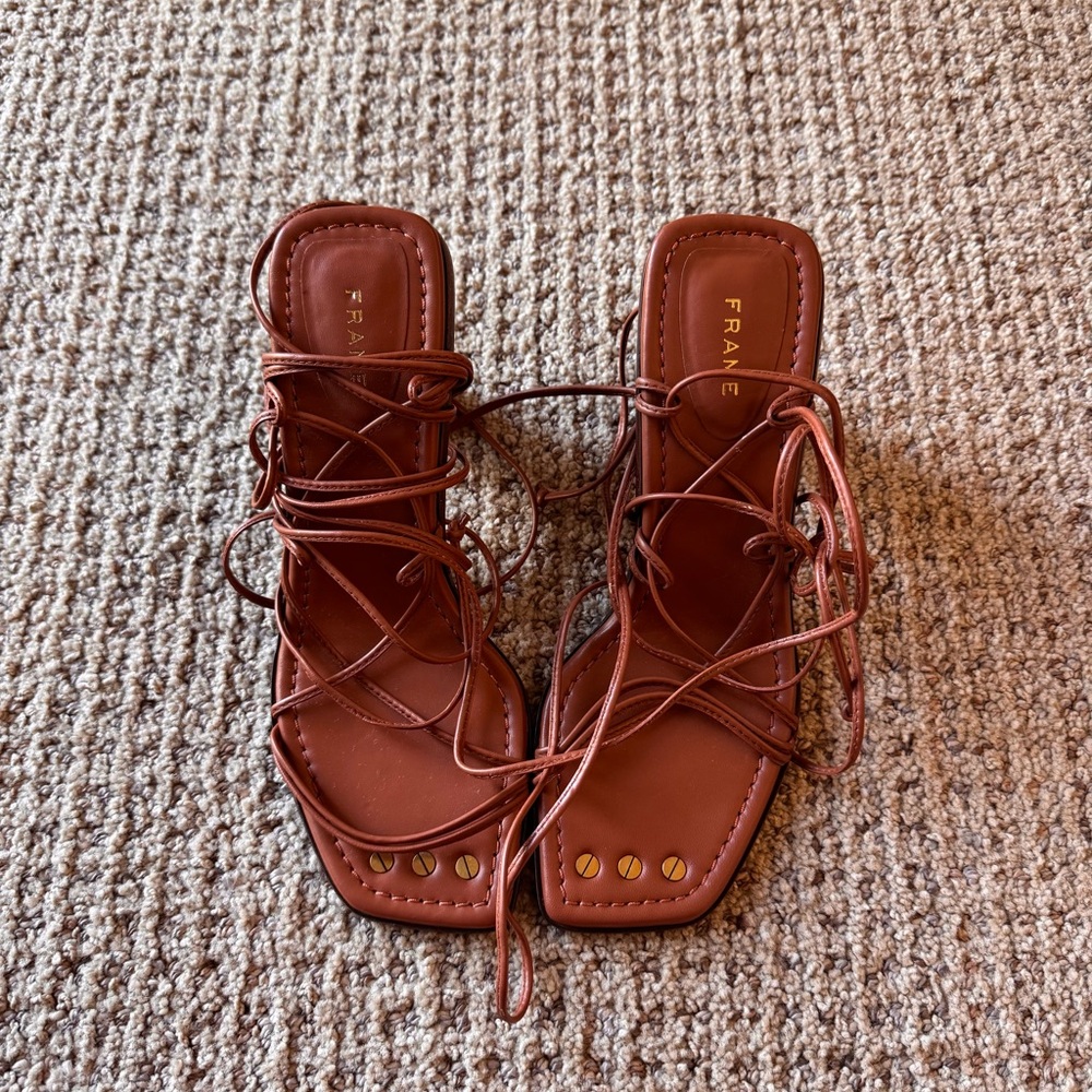 frame heels - never worn